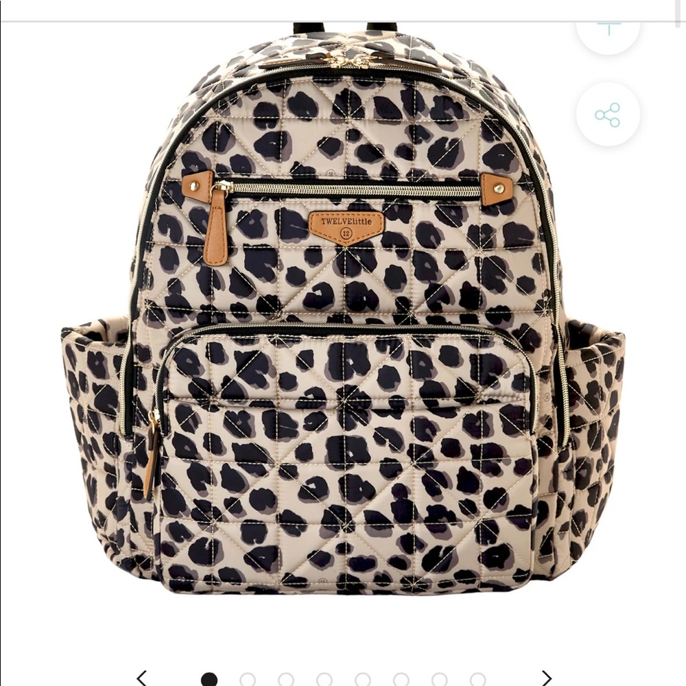 Twelvelittle Leopard Print Diaper Backpack 2.0